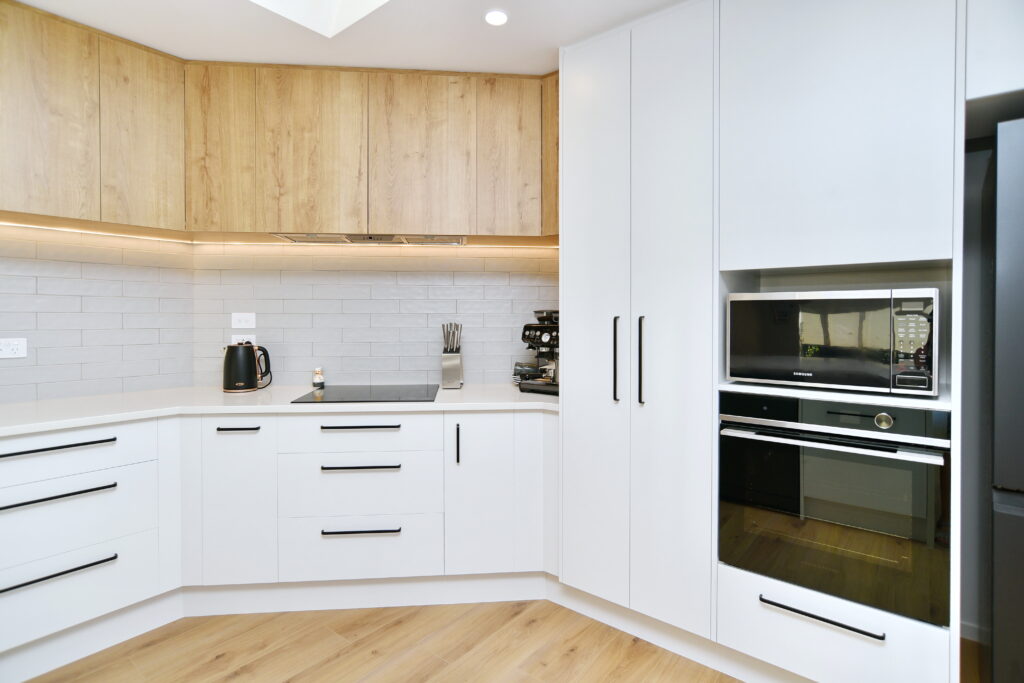Efficient use of space in a compact kitchen